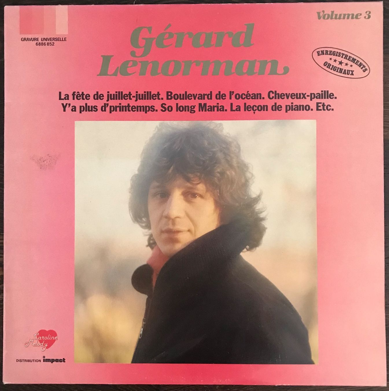 Dischi in vinile: Gérard Lenorman (LP) Volume 3 – Nuovo (secondo la descrizione) da Zürich venduto da Tarafo5
