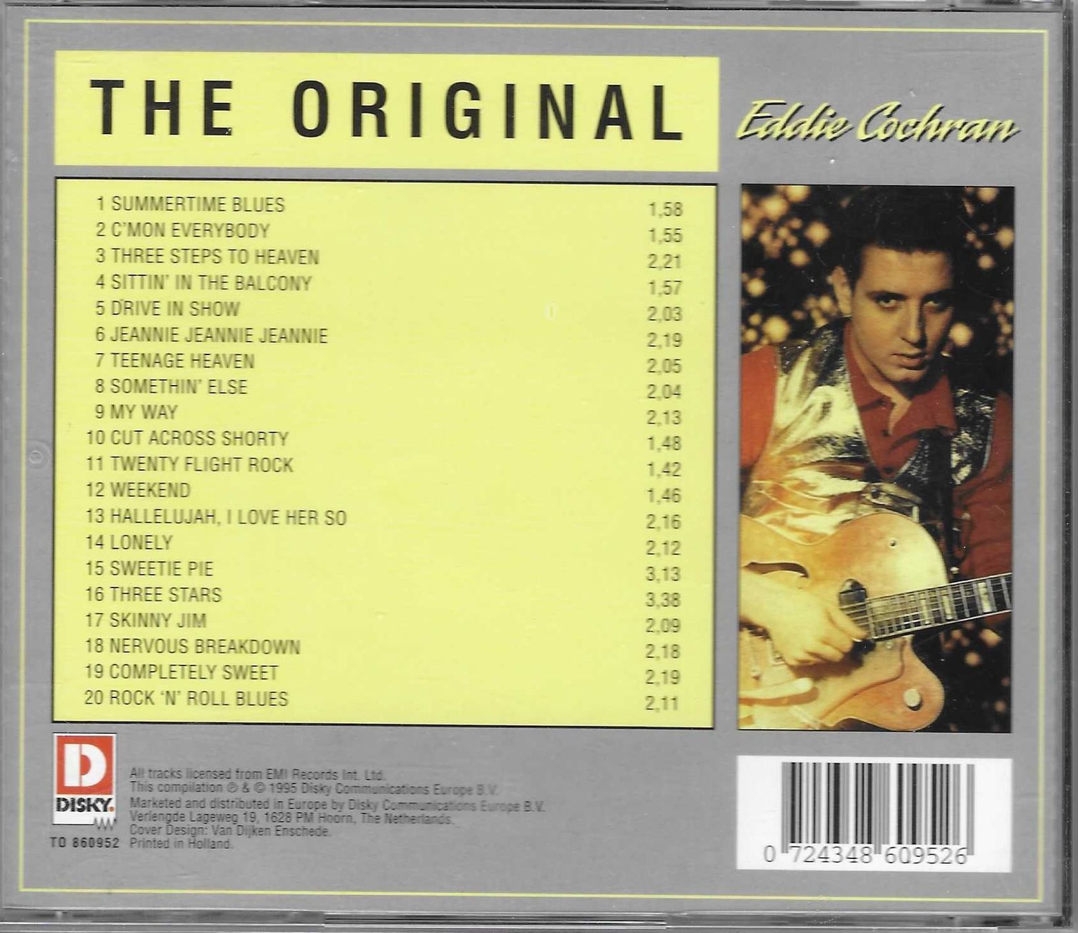 CDs: EDDIE COCHRAN  -  THE ORIGINAL – Gebraucht aus Bex von Giorgiob 1
