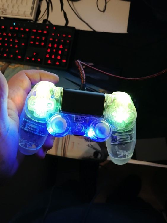 PS4 Controller modded mit Rainbow LED (Gebraucht) in Bazenheid für CHF ...