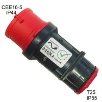 Top Aktion Adapter CEE16-5 IP44 auf T25 IP55 Innen + Aussen