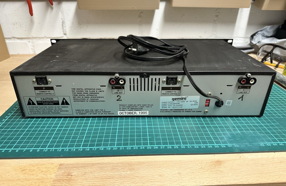 CDs: Gemini CD-9500 Professioneller Dual CD Player gebraucht – D'occasion à Umiken par SRixe 2