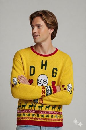 Die Hamburger Goldkehlchen Totenkopf Motiv Pullover - DHG