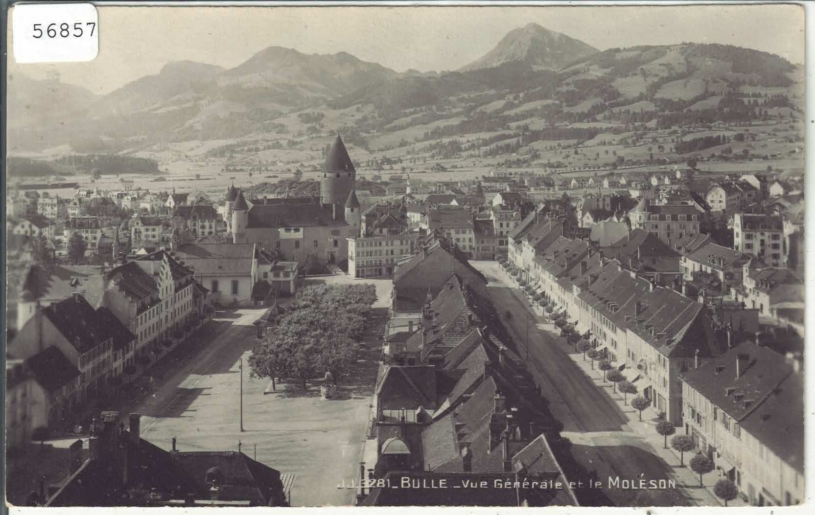 Cartes postales: Bulle - Vue generale – Défectueux à Ettingen par Kartenplanet