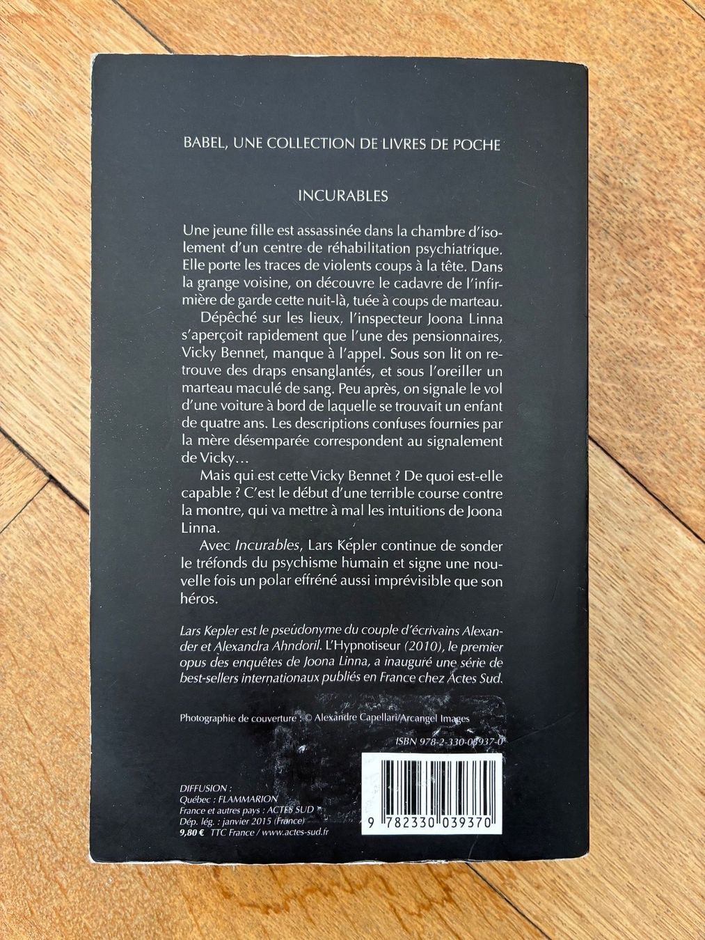 Bücher: Lars Kepler "Inccurables" – Gebraucht aus Genève von beh_d27l 1