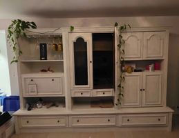 Wohnwand Shabby-Chic Style