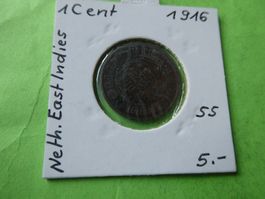 NIederländisch Indien 1916, 1 Cent