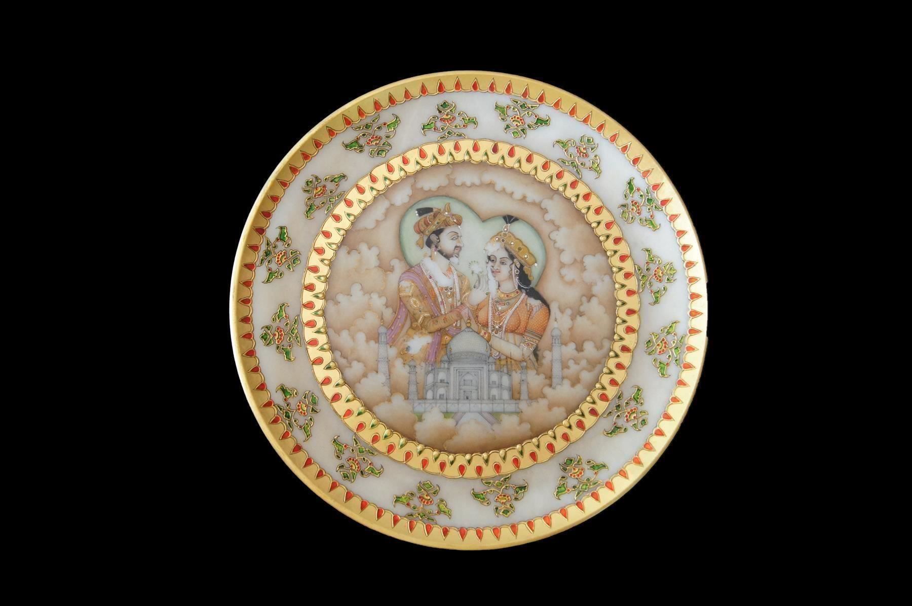 Teller: Marmor-Zierteller Taj Mahal – Gebraucht aus Geroldswil von ARTEFACTO
