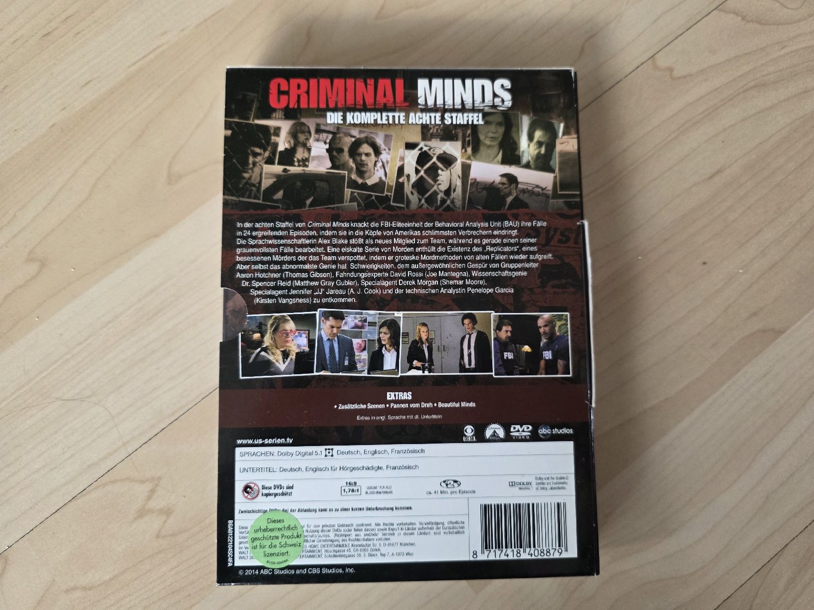 Alle DVDs: Criminal Minds - Staffel 8 - DVD Box  – Gebraucht aus Suhr von andreas_2008 1