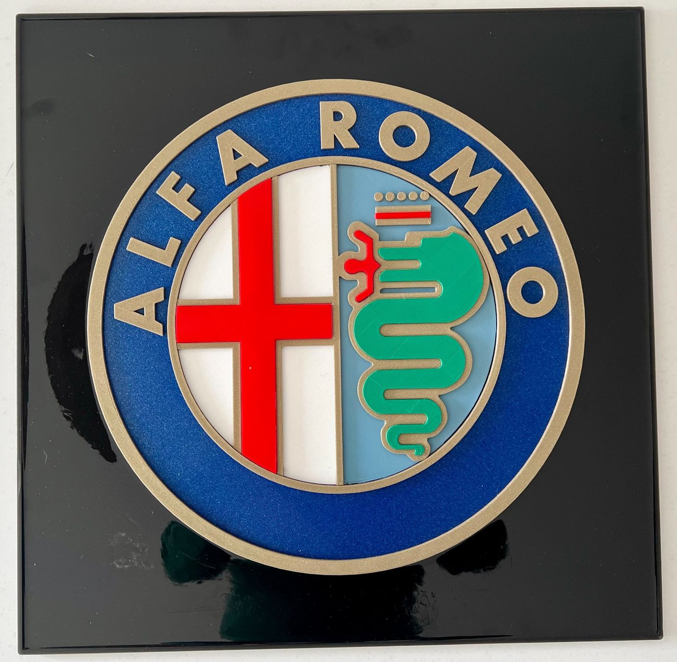 Dipinti: ALFA ROMEO 3D print exclusive artwork - with Certificate – Nuovo e nell'imballaggio originale da Le Mont-sur-Lausanne venduto da luxurylover
