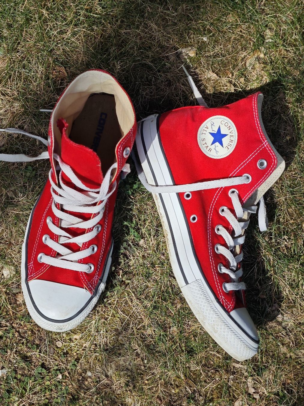 Converse Scarpe da uomo: Converse Chuck Taylor rot Grösse 42.5 gebraucht – Usato da Zürich venduto da Nate33 5