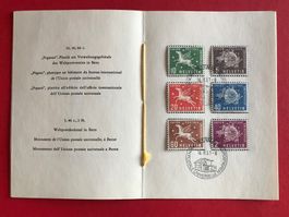 Briefmarken PTT Dienstmarken 1957 gestempelt PegasusWeltpost