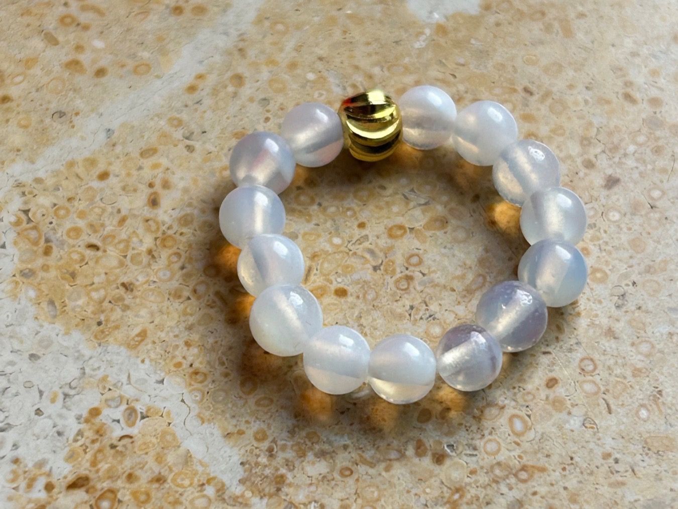 Anelli: Fingerring Stein Opal (unisex ca. Ringgrösse 50-56) – Usato da Laufen venduto da Bellavitaboom 9