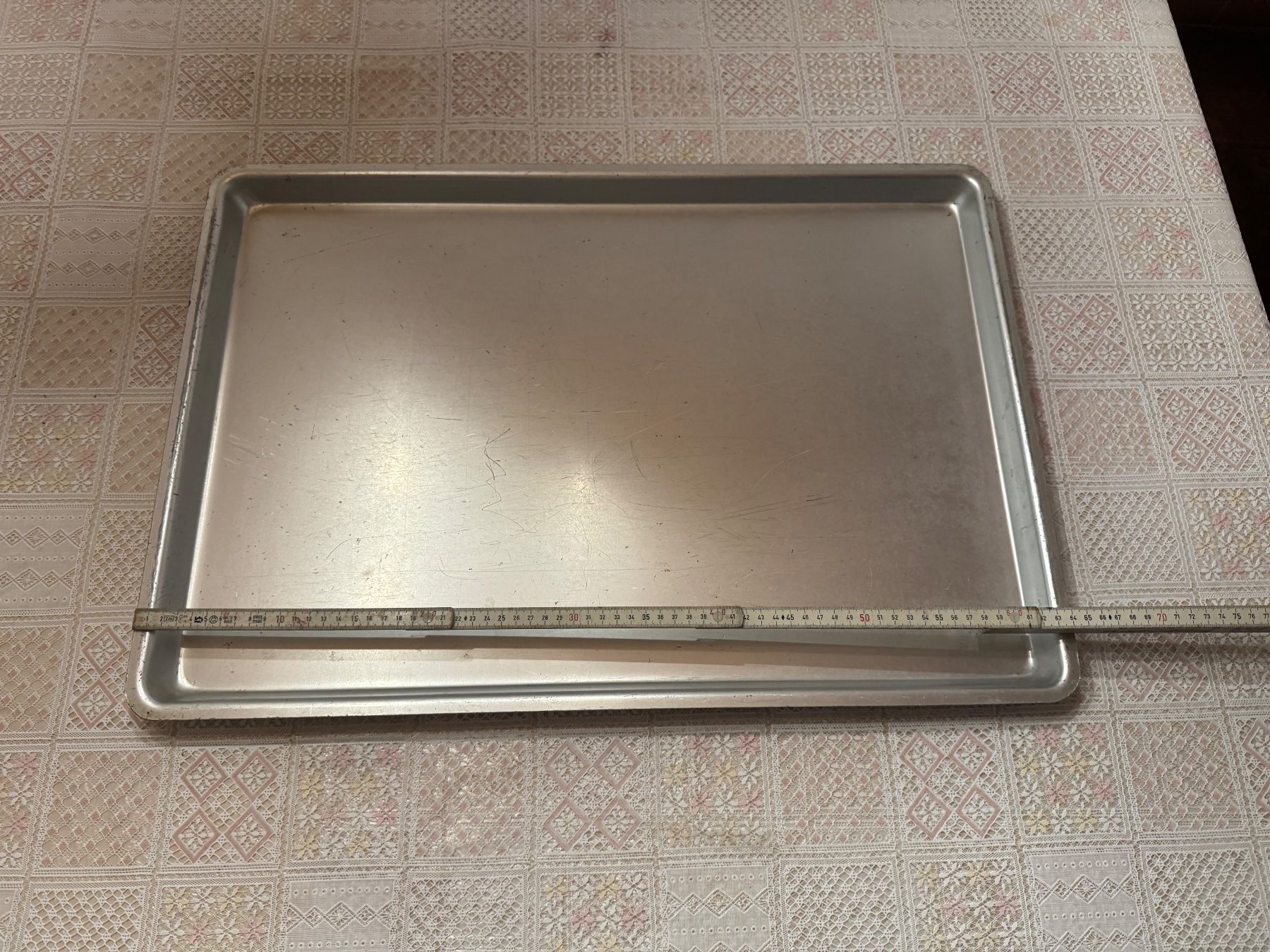 Teglie da forno: Grosses Backblech aus Alu  45 mal 65cm – Usato da Winterthur venduto da sportdisco2 8