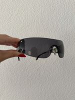 Shield Sunglasses Black With Star Detail Pre-owned