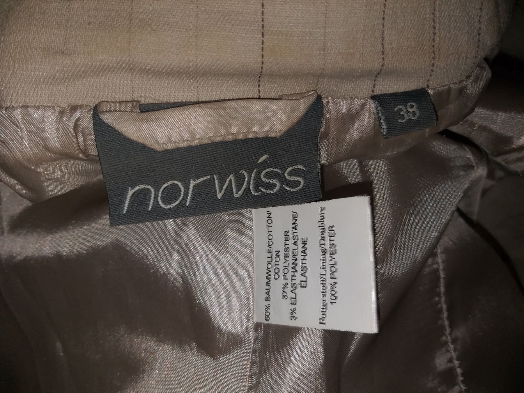 Jacken: NORWISS Veste / Jacke taille / Grosse 38 – Gebraucht aus Cossonay-ville von Super-Price-Quality 7