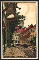 Langenthal, Amthausgasse mit Bäumen