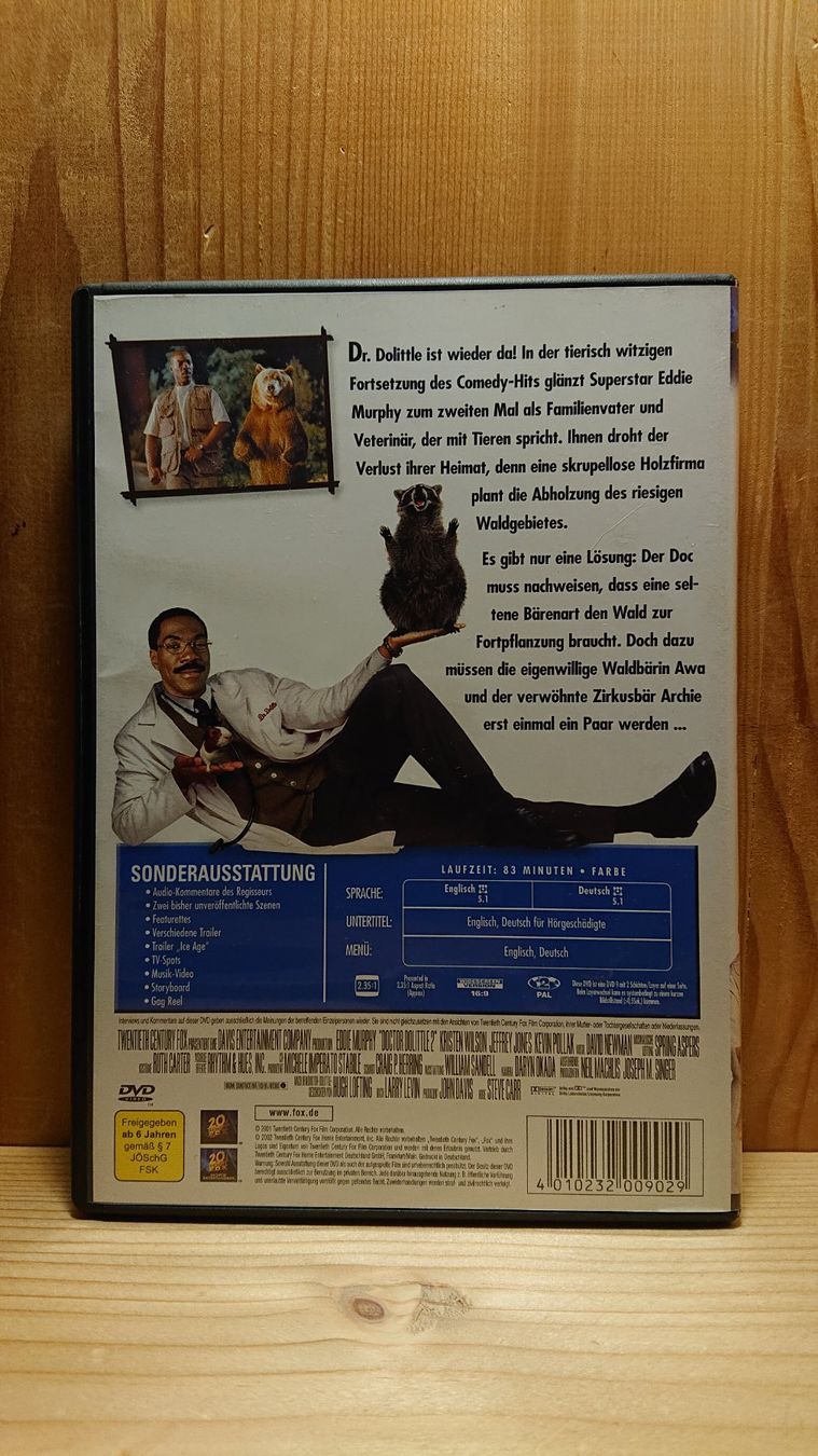 Tutti i DVDs: DR. DOLITTLE 1 und 2 auf DVD mit Eddie Murphy – Usato da Wilderswil venduto da Exebub 4