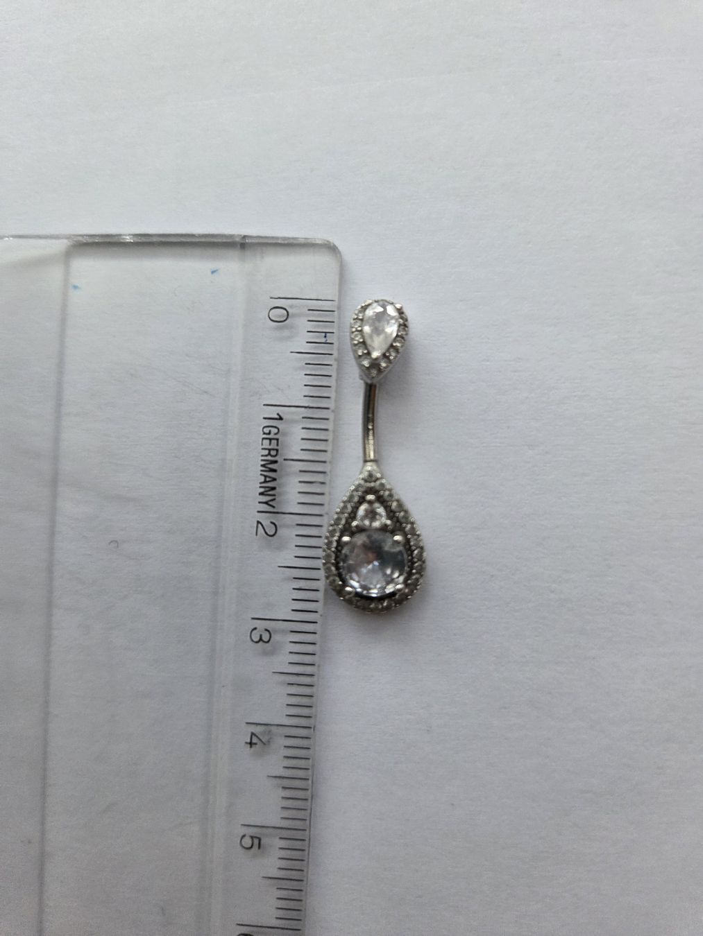 Gioielli per piercing: Bauchnabelpiercing, Silber 925, Zirkonia. – Usato da Pfäffikon ZH venduto da e13_x2n5 2