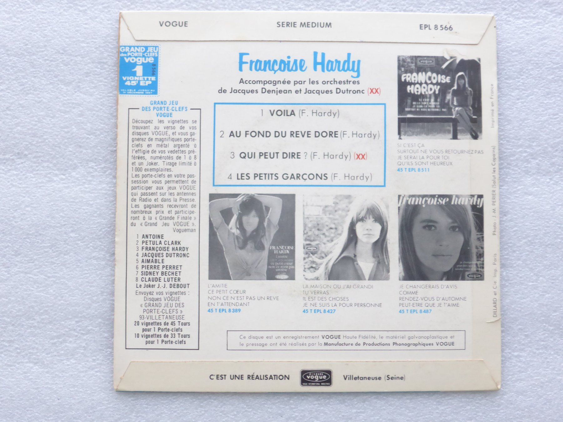 Dischi in vinile: Vinyl Single   EP   FRANCOISE HARDY – Usato da Küssnacht am Rigi venduto da Mondkinder 3