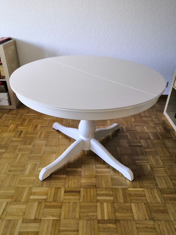Ikea Tisch rund & ausziehbar Kaufen auf Ricardo