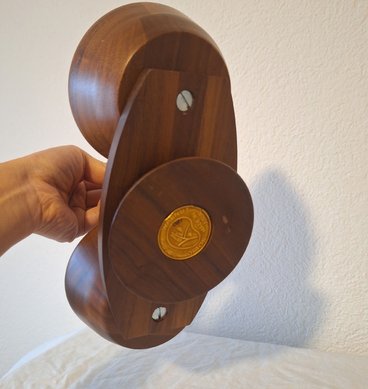 Ciotole: Versand OK! Solid Black Walnut Kustom Kraft Servierschale – Usato da Winterthur venduto da Goldpipau 4