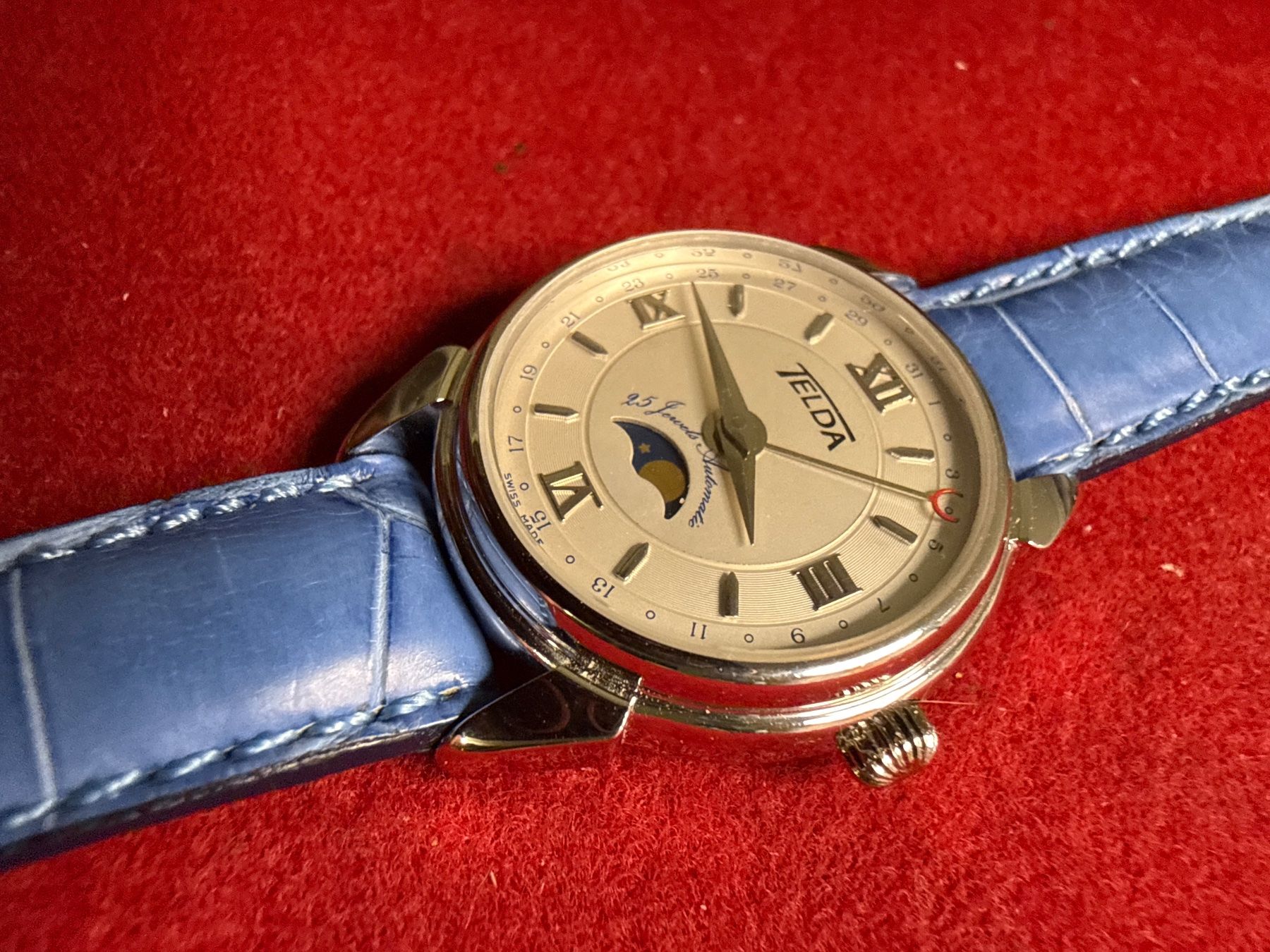 Uhren: Telda Mondphase Automatic 28 mm Nos – Neu (gemäss Beschreibung) aus Pfeffingen von Allhandelklgwatches 1
