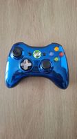 Manette Xbox 360 Microsoft bleue chromée occasion