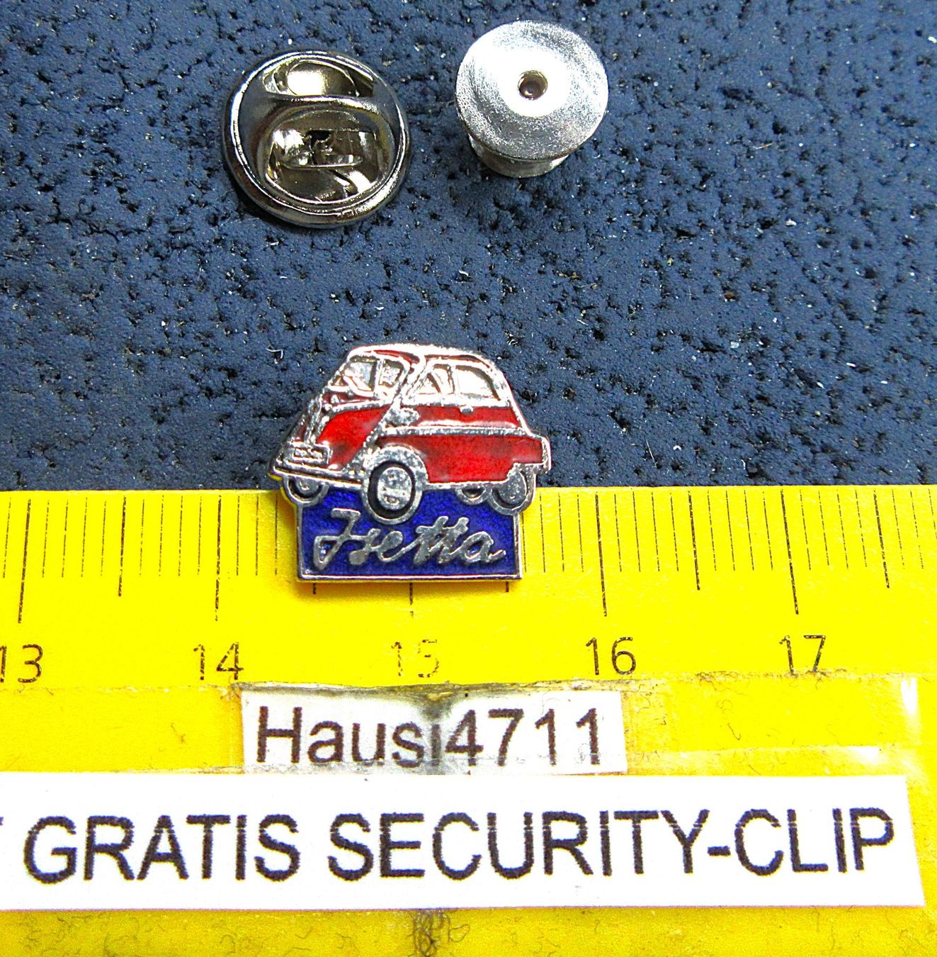 BMW Plaquettes & Badges: BMW ISETTA AUTO KABINEN-ROLLER PIN WINZIG MIT SECURITY-CLIP – D'occasion à Ettingen par Hausi4711