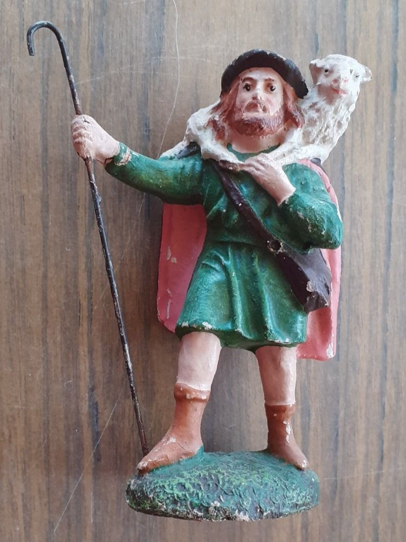 Statuette: Krippenfigur Hirte 1900 – Usato da Mörschwil venduto da lindaswunderkiste 2
