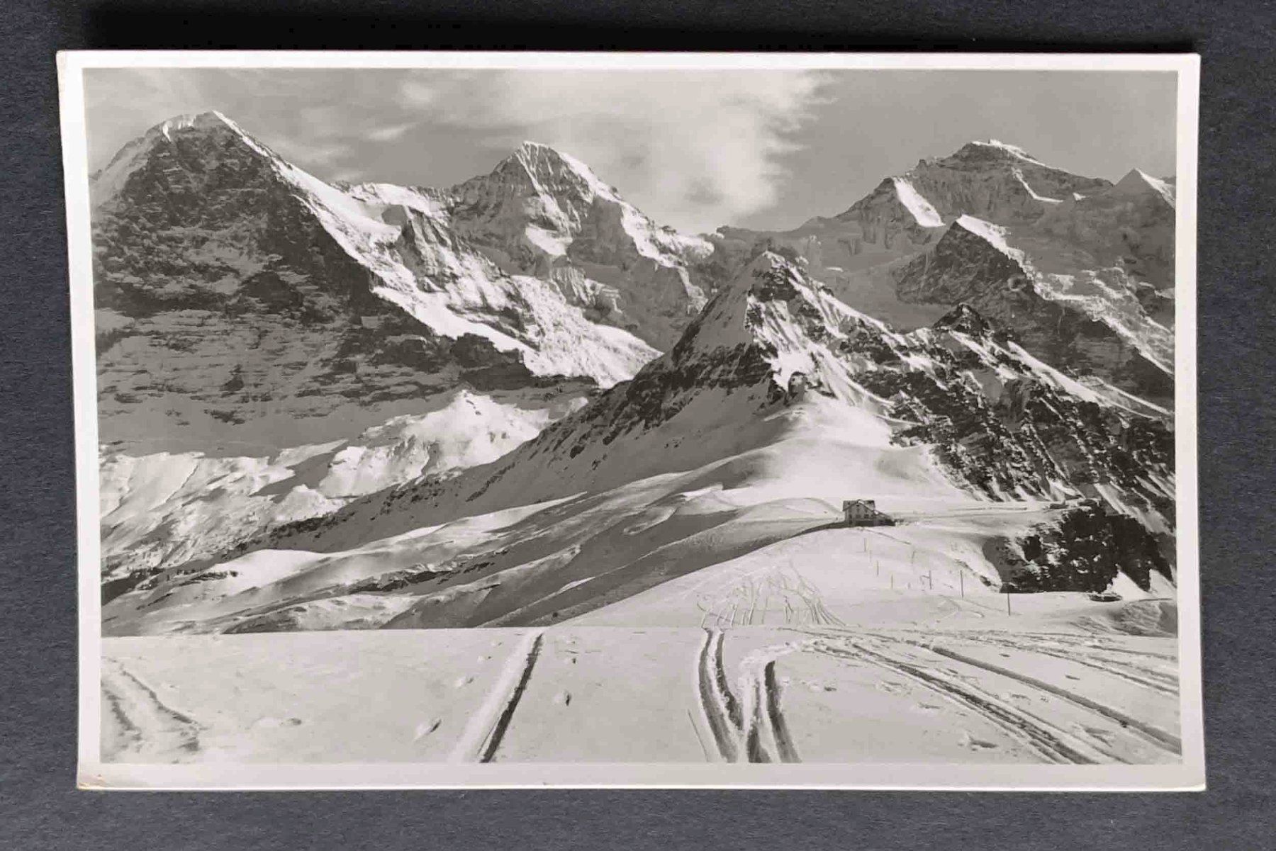 Cartoline postali: AK Männlichen Eiger Mönch und Jungfrau – Usato da Goldau venduto da artelier1