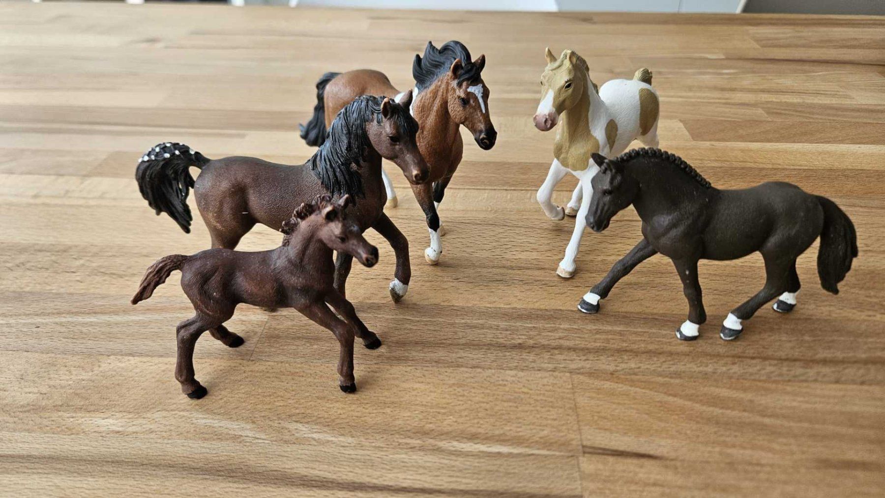 Schleich Spielzeuge: 5 Schleichpferde – Gebraucht aus Gossau SG von Daufli