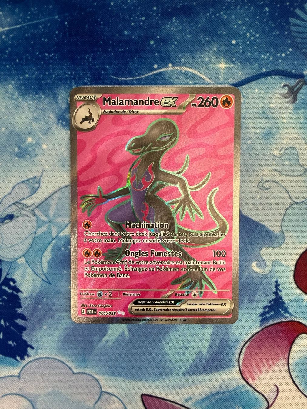 Pokémon Carte collezionabili: Malamandre FA - POR 101 FR – Nuovo (secondo la descrizione) da Courgenay venduto da ScamBoxOff