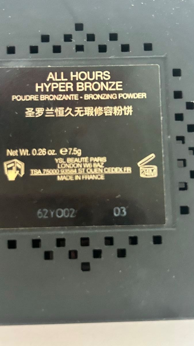 Make-up: YSL All Hours Hyper Bronze-Poudre Bronzante-Teinte 03. – Usato da Arzier-Le Muids venduto da kaczuszka 1