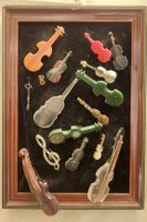 15 Violin/Viola-Ansteckbrochen von ca 1920 bis 1950er Jahre