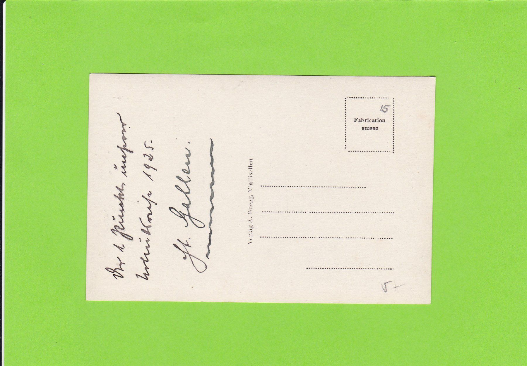 Cartoline postali: St. Gallen-Klosterkirche – Usato da St. Peterzell venduto da neckertal 1