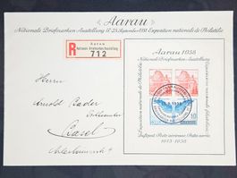 CL23 Enveloppe + Timbre Suisse 1938