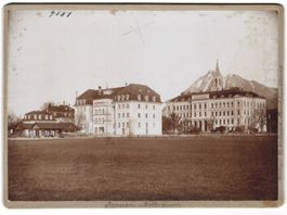 Fotografie Sarnen, Blick nach dem Colleg