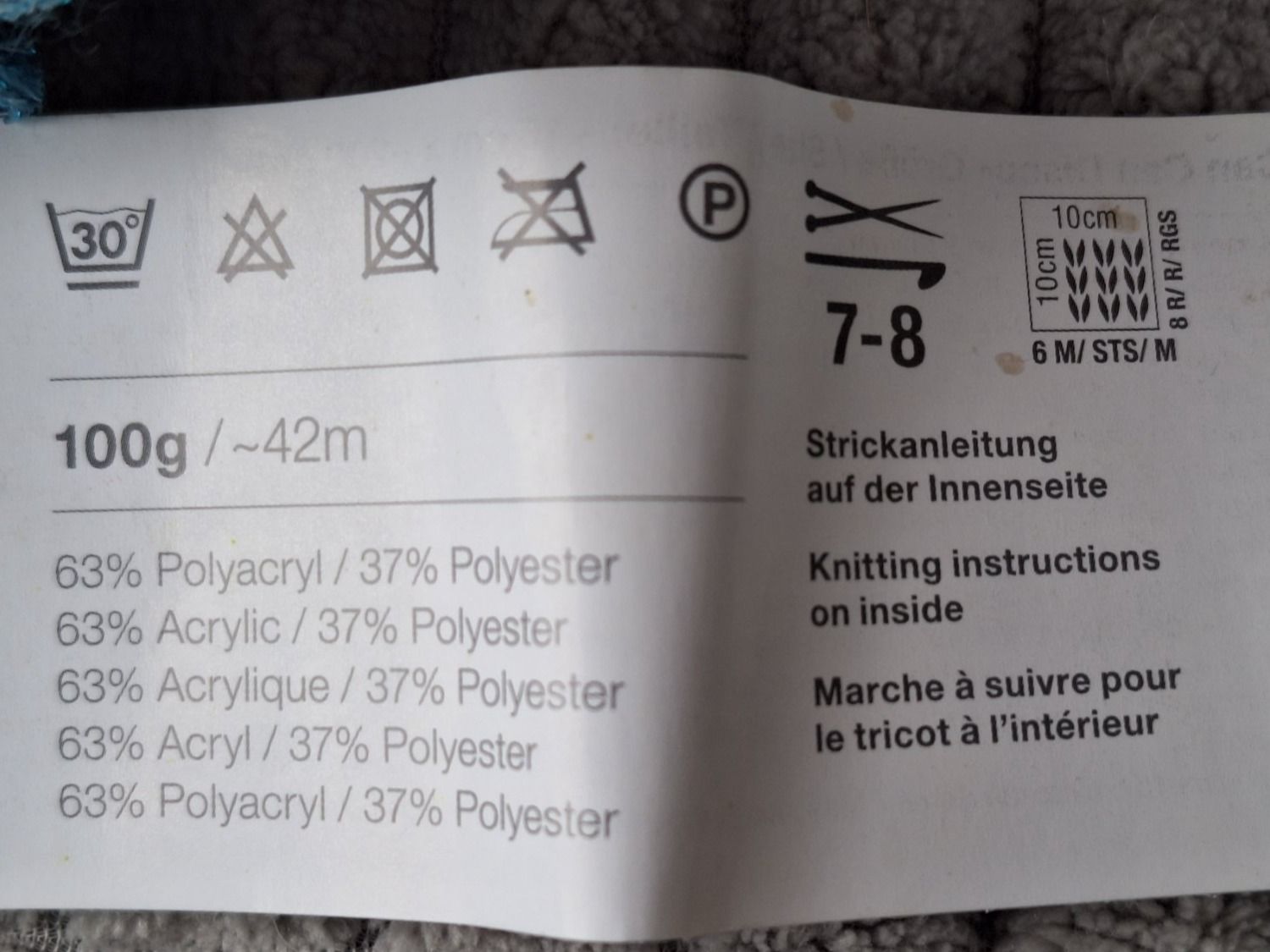 Lana: 900 GRAMM STRICKWOLLE – Nuovo (secondo la descrizione) da Huttwil venduto da Kunterbuntli 3