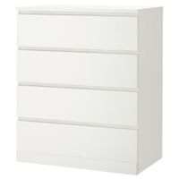 Kommode IKEA Malm weiss mit 4 Schubladen neuwertig