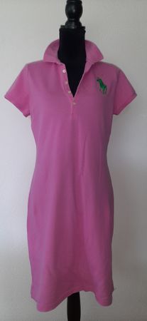 Ralph Lauren Polo Kleid Pink Gr. L( eher M)