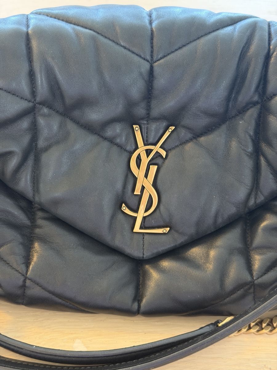 Saint Laurent Borse da donna: Saint Laurent Loulou Puffer Medium Black Leather – Nuovo (secondo la descrizione) da Effretikon venduto da MaisonNade 2
