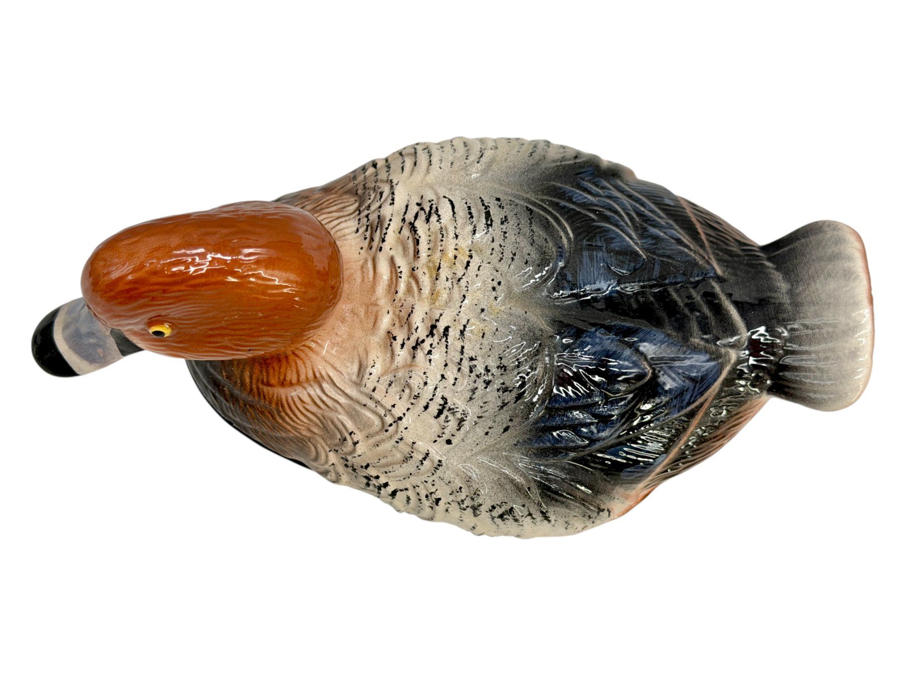 Ciotole: Michel Caugant, terrine canard en faience, signée – Usato da Morges venduto da magicle 4