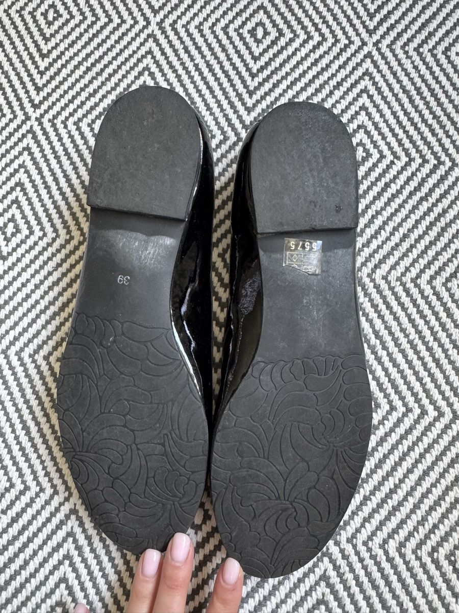 Scarpe da donna: Heyraud leather black leather ballet flats – Nuovo (secondo la descrizione) da Zürich venduto da ari_cr2f 3