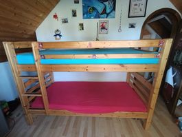 Massiv Holz Bett