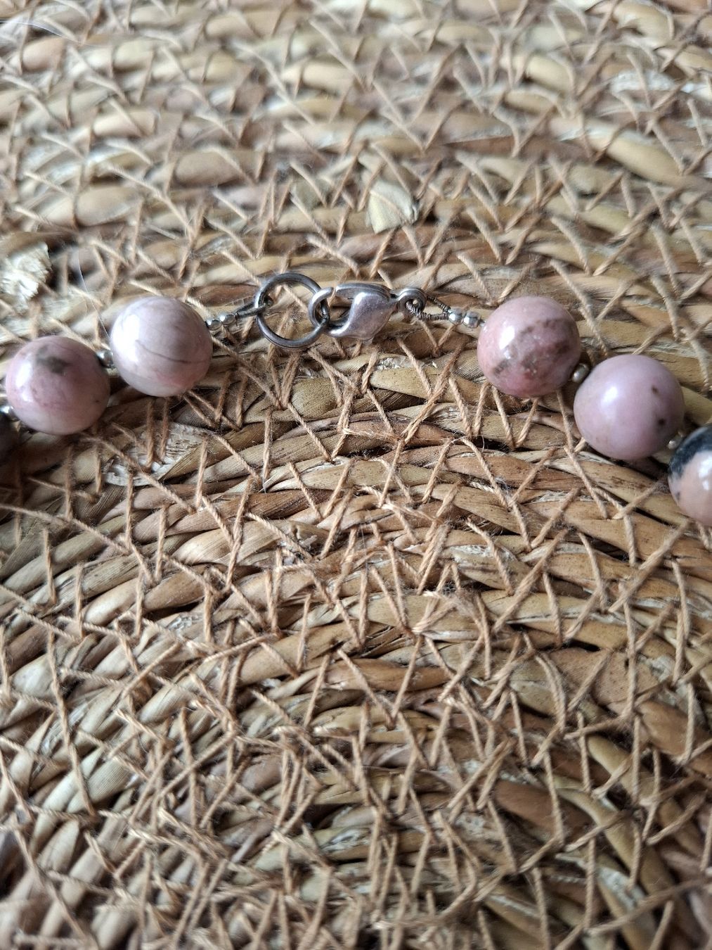Catenine: Collier en Rhodonite – Usato da Biel/Bienne venduto da Lionne72 2