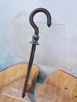 1 antike Decken Haken Schraube, 17.5cm, Eisen (LOT2550#NSH6)