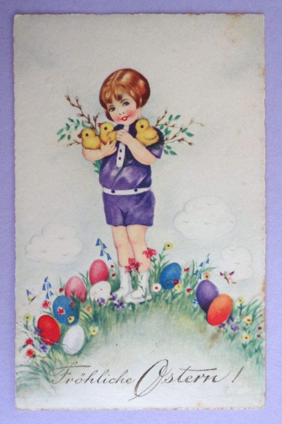 Ansichtskarten: Fröhliche Ostern ! – Defekt aus Fétigny von Billy2miny