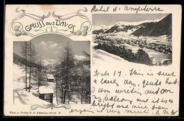 Davos, Winteransichten mit verschneitem 