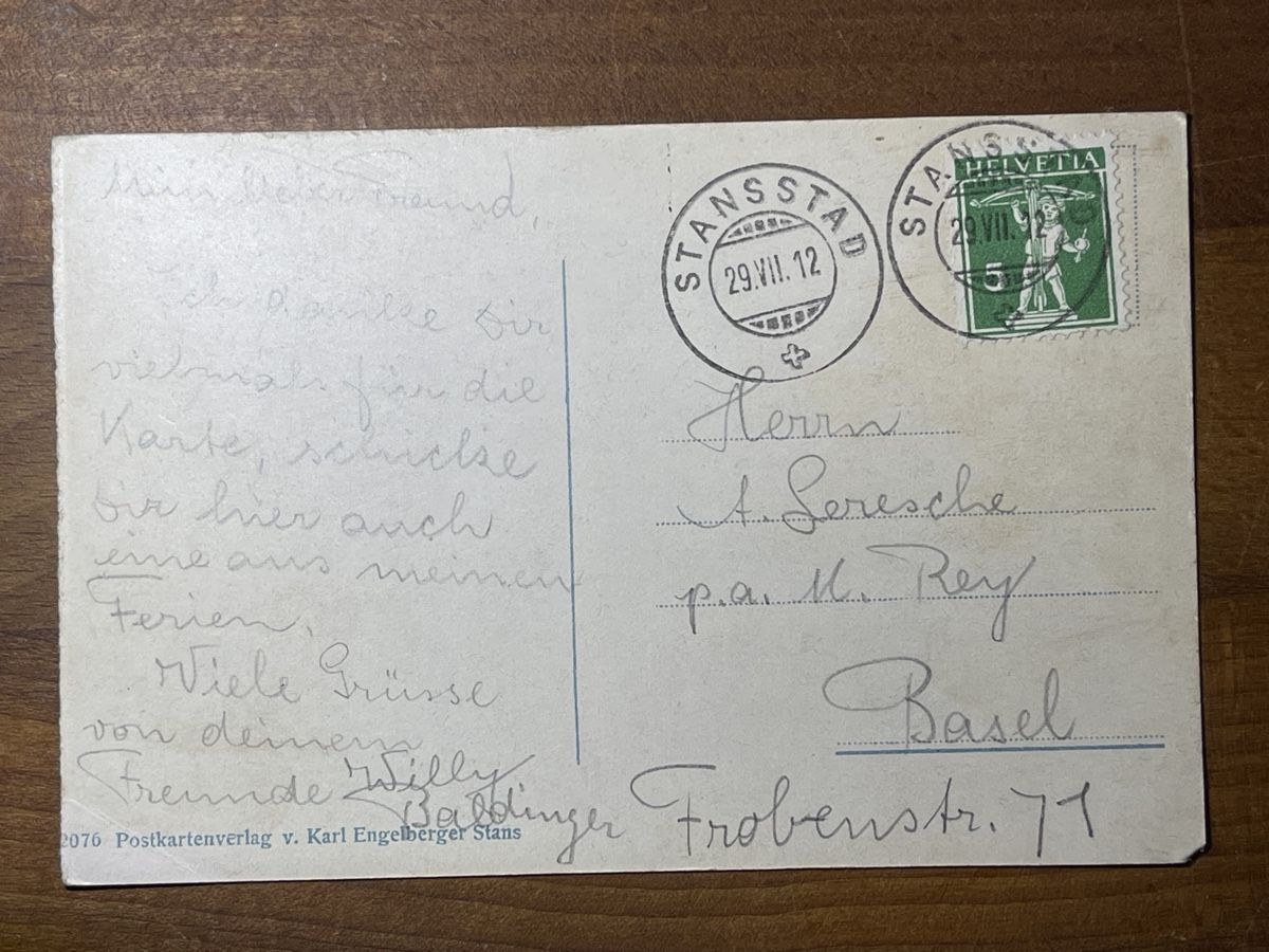 Cartoline postali: Ansichtskarte: Pilatus mit Hergiswil – Usato da Strengelbach venduto da Aschatan5 1