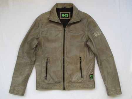 Quadro Q-21 – graue Herren Lamm Nappa Lederjacke Gr. S